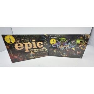 Lot of 2 Tiny Epic Dungeons Deluxe And Tiny Epic Western Deluxe NEW SEALED